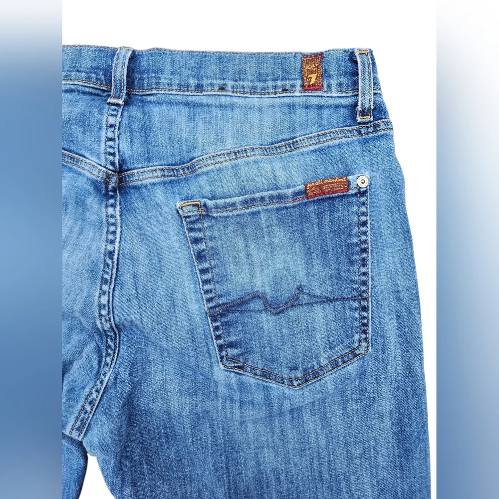 7 FOR ALL MANKIND Men's standard straight leg jeans, 34x29